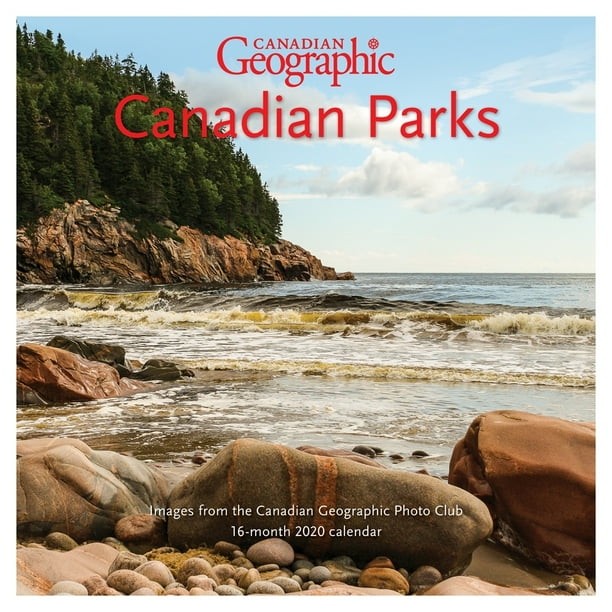 Canadian Geographic Canadian Parks 2020 7 x 7 Inch Monthly Mini Wall