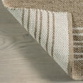 thumbnail image 6 of Rugs USA Birchwood Reversible Striped Wool Area Rug, 7' 6" x 9' 6", Birchwood Sand, 6 of 8