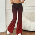 thumbnail image 5 of BUIGTTKLOP Womens Flare Leggings High Waisted Bell Bottom Yoga Pants Stretchy Pull on Bootcut Casual Lounge Trousers, 5 of 6