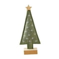 thumbnail image 2 of de Navidad Miniatura Decorativo Figurilla de Navidad Mesa Centro Ornamental con Estrella Superior de Fieltro Y Madera Adecuado para Regalo 14 x 6 x 313 cm, 2 of 8