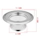 thumbnail image 3 of 2 uds coladores de fregadero de cocina coladores de fregadero de acero inoxidable mallas de filtro de fregadero, 3 of 6