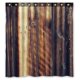 thumbnail image 1 of Cortina de ducha ABPHQTO de poliéster resistente al agua Diseño de madera de granero 165x180 cm, 1 of 1
