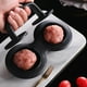 thumbnail image 4 of Prensa para Hamburguesas, Kit Antiadherente para Prensar Hamburguesas, Máquina para Hacer Hamburguesas, Carne, Carne, Verduras, Molde para Hamburguesas para Cocina, Negro, 4 of 5