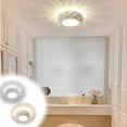 thumbnail image 7 of 1 Pack Semi Flush Mount Ceiling Light Fixture Modern Small Crystal Chandelier Mini Indoor Ceiling Lamp for Bathroom Hallway Foyer Porch Hall Closet, 7 of 7
