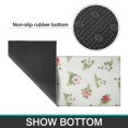 thumbnail image 6 of Pioneer Flower Floral Print Pattern Kitchen Rugs Sets Of 2, Anti Fatigue Non Slip Washable Floor Mats for Kitchen Sink Laundry, 17X30 Inch + 17X47 Inch, 6 of 6