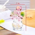 thumbnail image 2 of ABPETE Crystal Pink Rose Flower Figurine for Women, Handmade Flowers Bouquet Gifts for Mom Wife Girlfriend, Glass Flower Collectible Ornaments for Home Decor Tabletop Centerpieces (Pink), 2 of 7