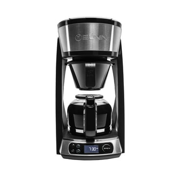 BUNN HB Heat N' Brew Programmable Coffee Maker, 10 cup, Stainless Steel, 46500.0003