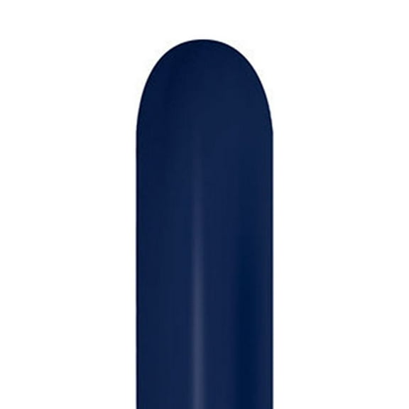 260S Sempertex Fashion Navy Blue Latex Entertainer Balloons (50 Pack) - Party Supplies Decorations
