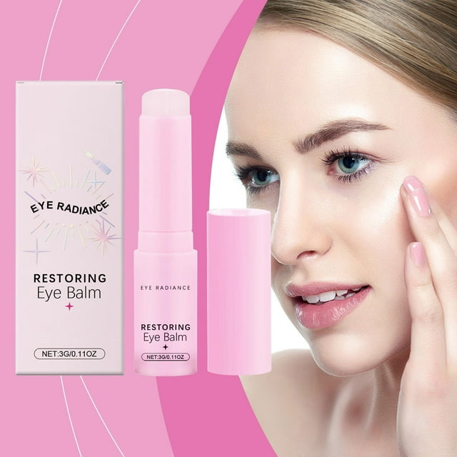 Under Eye Balm Stick - Under Eye Brightener - Retinol Caffeine Eye Cream For Be Against Aging Dark Circles Puffiness Wrinkles Peptides - Vegan