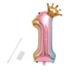 thumbnail image 3 of Toystoory 15 unids/lote de globos de cumpleaños para niña con globo de número rosa de 32 pulgadas, decoración de fiesta de cumpleaños 3/3, aniversario Kits de decoración para fiestas dos Toystoory HA002734-02, 3 of 6