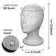 thumbnail image 4 of 2 Gorras De Cabeza De Maniquí De Espuma Para Mujer, Accesorios De Soporte Para Exhibición De Peluca, Moda Yinane  Cabeza de maniquí, 4 of 8