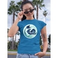 thumbnail image 2 of Mermaid Scales T-Shirt Women -Grace Popp Designs, Female Small, 2 of 4