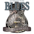 thumbnail image 3 of CafePress - Blues Music From The Soul Vintage T Shirt - Men's White Classic Cotton T-Shirts, 3 of 4