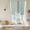 Multicolor, variant on Light Blue Striped Balloon Curtains for Windows, Bedroom Curtains 54 Inch Length, Farmhouse Thin Line Modern Abstract Art Tie Up Curtains Panels Thermal Insulated Bathroom Curtains Window 42"x54"