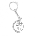 thumbnail image 1 of spacecraft explo alien life rotatable keyholder disc accessories chain clip, 1 of 3