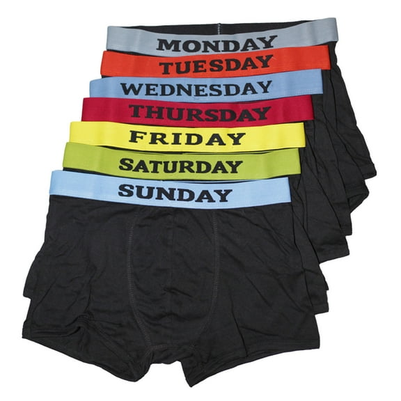Mens Days Of The Week Boxer Shorts / Underwear (Pack Of 7)