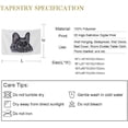 thumbnail image 4 of GZHJMY Tapestry Wall Hanging Cute French Bulldog Animal Tapestry Decorative Tapestries Wall Blanket Bedding Tapestry for Bedroom Living Room Dorm 90"x60" Gift Decor, 4 of 7