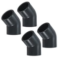 thumbnail image 1 of Uxcell Conector Adaptador de 45 Grados en Paquete de 4, Accesorio de Tubo de 1-1/2" en Codo Schedule 80 para Línea de Agua, Gris, 1 of 6