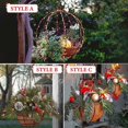 thumbnail image 3 of Cesta de Navidad Guirnalda Decoración del día de Navidad Guirnalda de Navidad Cesta de Navidad artificial, 3 of 5