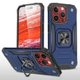 thumbnail image 1 of FIEWESEY iPhone 15 Case,iPhone 15 Pro Case,iPhone 15 Plus Case,iPhone 15 Pro Max Case,Military Grade Shockproof Hard Back Ring Stand Armor Case for iPhone 15 Series - iPhone 15 Pro(Blue), 1 of 7