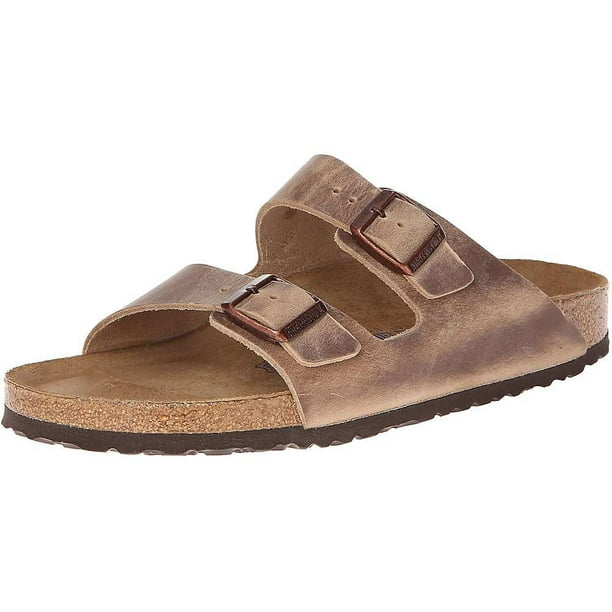 Sandalias unisex Arizona Soft de piel con plantilla suave de Birkenstock