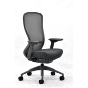 Eurotech Seating Exchange Executive Task Chair, Black/White
