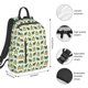 thumbnail image 2 of Disketp Cartoon Turtles Mochila Ligera e Impermeable, Mochila de Día Resistente para Viajes, Senderismo y Uso Diario para Hombre y Mujer, 2 of 7
