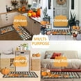 thumbnail image 6 of Fall Kitchen Rugs and Mats Set of 2, Thanksgiving Kitchen Rug Non Slip Backing Fall Decorations for Home Seasonal Farmhouse Fall Holiday Autumn Harvest Low-Profile Kitchen Floor Mat 17"X47"+17"X30", 6 of 6