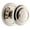 Polished Nickel, variant on Grandeur Circulaire Passage Door Knob with Circulaire Rosette