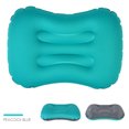 thumbnail image 2 of Almohada Inflable Almohada para acampar Almohada ultraligera para exteriores Cojín inflable para la cintura (Azul pavo real) Tmvgtek Para Estrenar, 2 of 9
