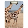 thumbnail image 2 of FMSHPON Giraffes Clipboard Hardboard Wood Nursing Clip Board and Pull for Standard A4 Letter 13x9 inches, 2 of 7