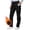 Black, variant on FEN AI Fleece Lined Cargo Pants for Women Insulated Snow Ski Pants Winter Work Pants Outdoor Softshell Trousers with 8 Pockets Black 8