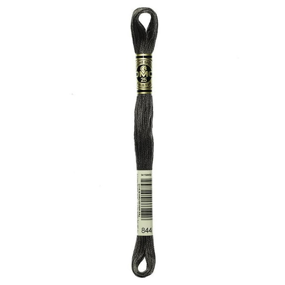 DMC à 6 brins fil à broder en coton 8 m (8.7 yd), foncé