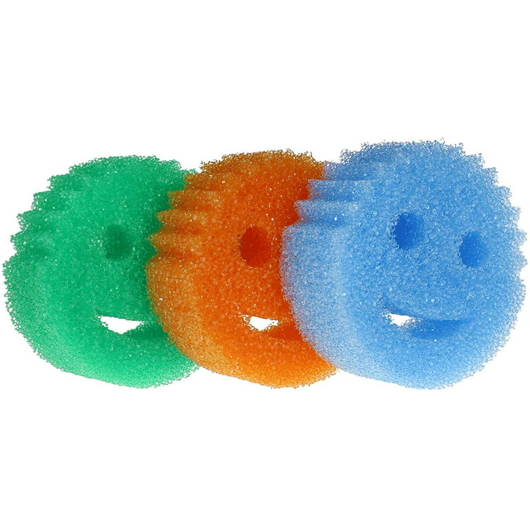 Scrub Daddy Scratch Free Color Sponge with Flex Texture, 3 Pack 