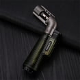 thumbnail image 4 of Metal Lighter Bend Blast Flameproof Burner Outdoor Barbecue Kitchen Baking Lighter,Green, 4 of 4