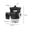 thumbnail image 4 of thinsony Hot Shoe Mount Adapter Rod Clamp 360 Swivel for Tripod Dsr Nikon black, 4 of 6