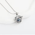 thumbnail image 4 of Hummingbird Urn Necklace for Ashes with Crystal Cremation Jewelry w/Funnel Filler Keepsake Memory Jewelry for Women Memorial Keepsake Necklace of Loved One, 4 of 8