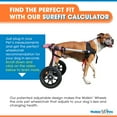 thumbnail image 4 of Walkin' Wheels Dog Wheelchair - for Med/Large Dogs 50-69 Pounds - Veterinarian Approved - Dog Wheelchair for Back Legs, 4 of 5