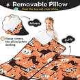thumbnail image 3 of Halloween Cats Pumpkins and Bats Toddler Nap Mats for Kids Preschool,50"x20" Sleeping Mat Bag or Kids,Toddler Sleeping Bag,Toddler Nap Mat or Daycare, 3 of 6