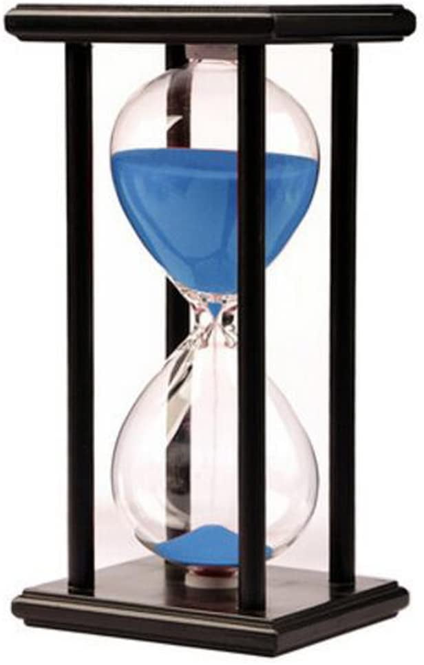 1 Minute Wooden Frame Hourglass Brushing Timer Kitchen Timer Ornament 