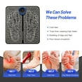 thumbnail image 3 of EMS Foot Massager USB Rechargeable Electric Foot Stimulator Massager,6 Modes 9 Intensity,Improves Circulation,Relax Stiffness Muscles Relieve Feet and Legs Pain, 3 of 5