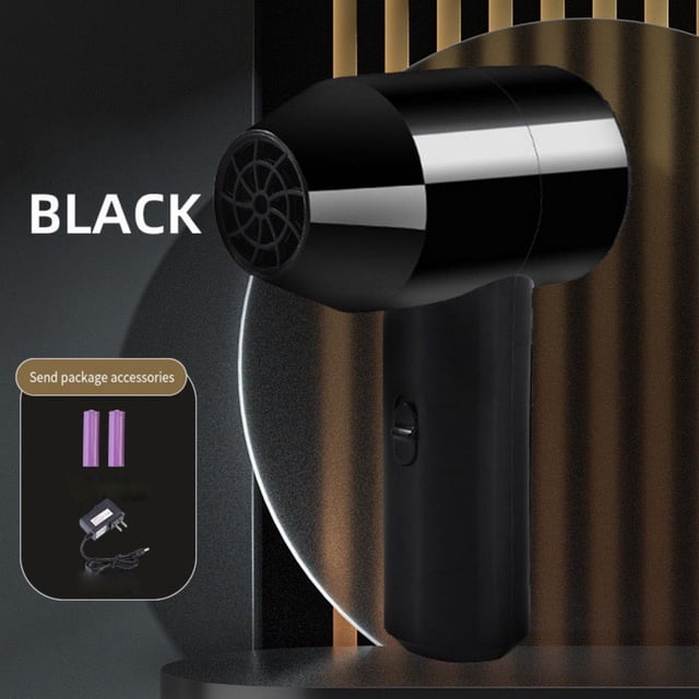 Fiudx Secador de Pelo Inalámbrico, Herramienta de Peinado Portátil y Silenciosa, Diseño Recargable Por Usb, Compañero de Viaje Ligero, para Estudiantes de Arte, Ideal para Artistas, Protege El Cabell
