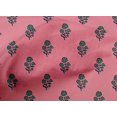 thumbnail image 4 of oneOone Cotton Poplin Fabric Leaves & Floral Block Print Fabric BTY 56 Inch Wide, 4 of 4