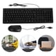 thumbnail image 4 of 1 juego de teclado y ratón con caracteres franceses, teclado de ordenador, ratón USB, 4 of 8