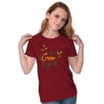 thumbnail image 3 of You Grow Girl Home Gardening Hobby Womens Slim Fit Graphic Tee Brisco Brands X, 3 of 4
