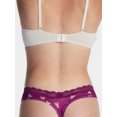 thumbnail image 3 of No Boundaries Fit Stretch Lace Thong Panties, 3-Pack, Women's XS-XXXL, 3 of 8