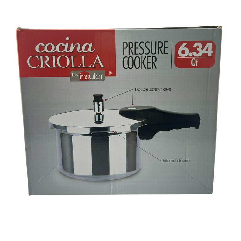 Cocina Criolla 6-liter Aluminum Pressure Cooker