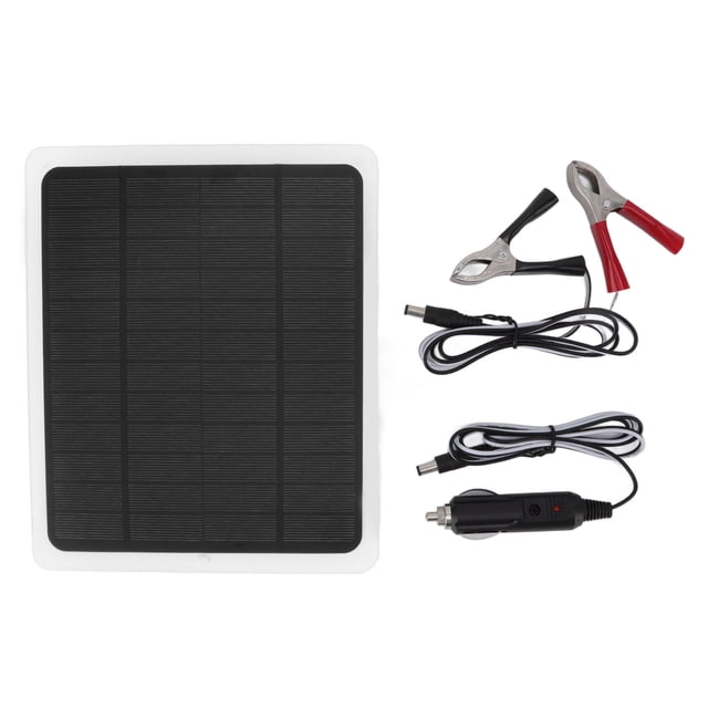 Panel Solar 2A 5W Silicio Monocristalino Flexible Impermeable Salida USB Cargador de Batería Solar para Luces de Emergencia