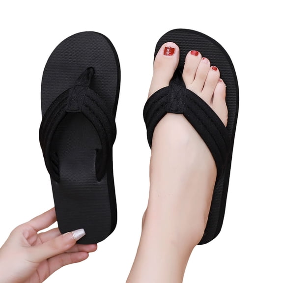 Juosiy Sandals for Women Cushion Flip-Flops Orthotic Comfortable Walking Slippers Arch Support
