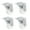 4PCS No Brake, variant on 4Pcs 2 Inch PU Crystal Universal Caster Wheels Set Transparent Brake For Carts Dressers Platform Trolley Chair